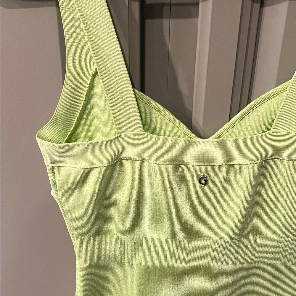 Guess Lime Green Mini Dress - Picture 4 of 6